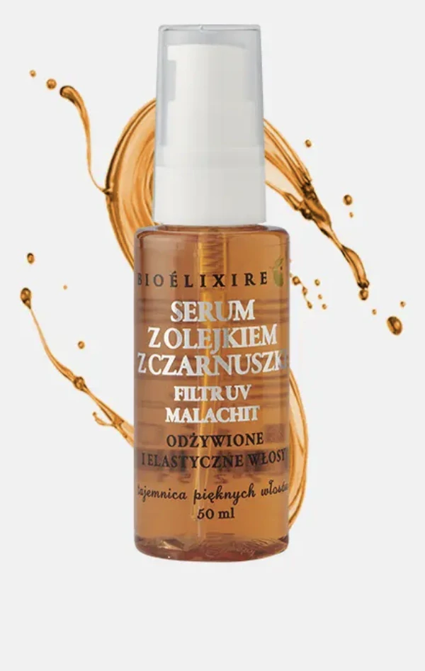 Bioelixire silikónové sérum z Čiernych semiačok + Malachit 50 ml
