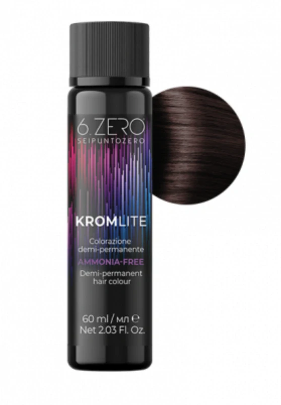 6.ZERO KROMLITE 4.5 Mahagóno0vo hnedá farba na vlasy 60ml bezamoniaková