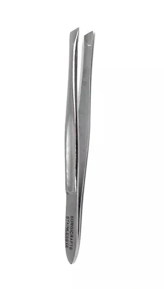 Pinzeta kozmetická šikmá hrana 9 cm