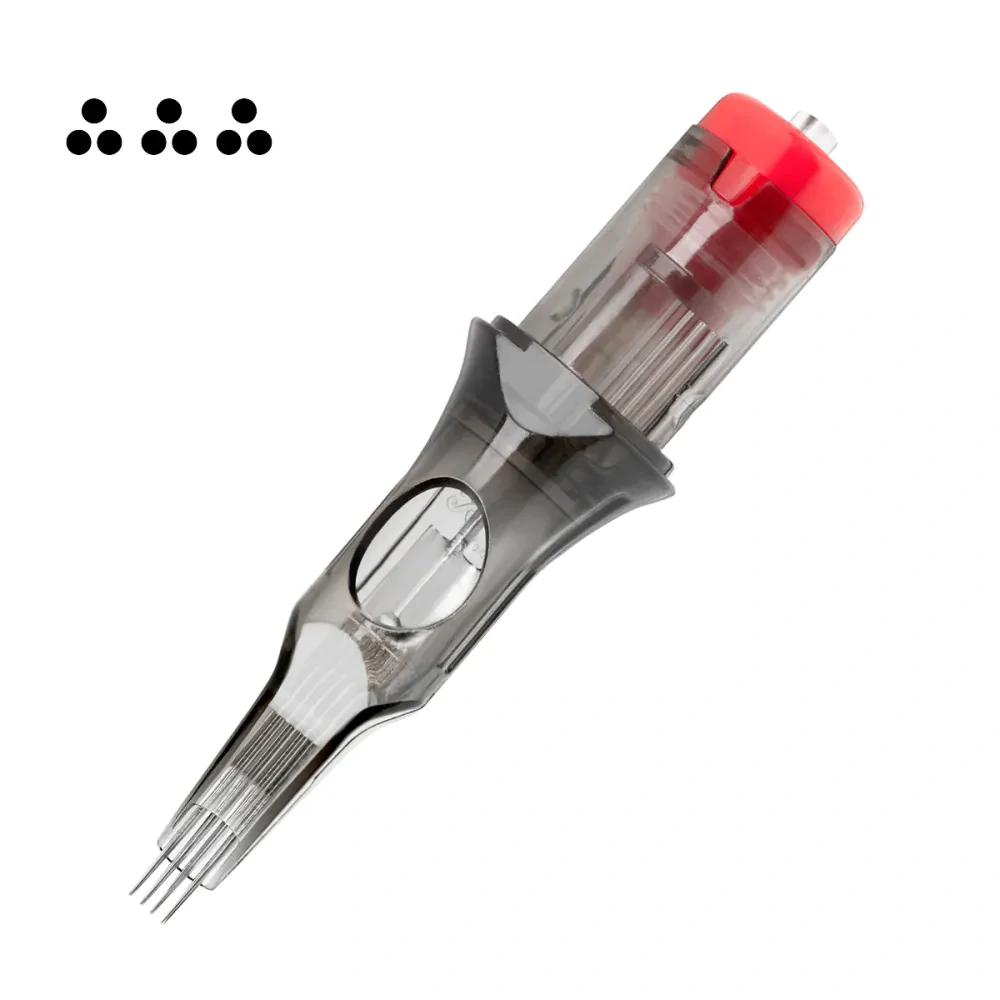 Cartridge na tetovanie El Cartel V2 - 0.25 3RLX 6 Long Taper 10 ks.