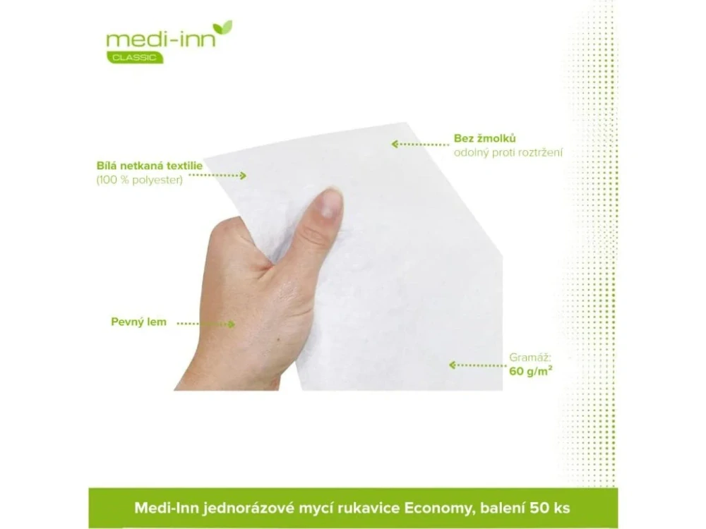 Žinka na umývanie pleti 10ks