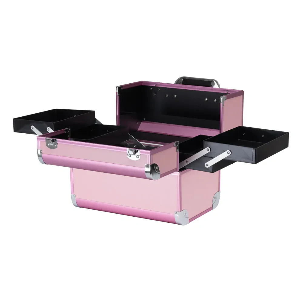 Kozmetické kufrík rúžový 40