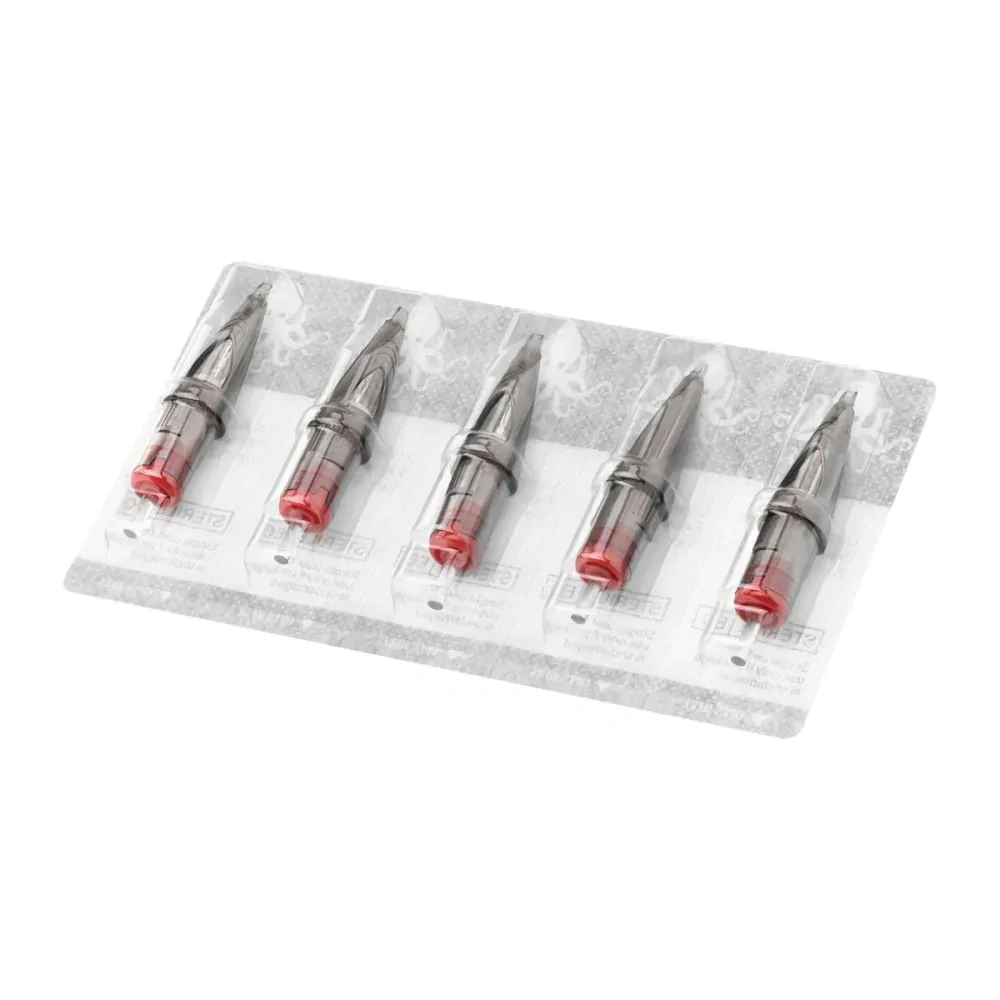 Cartridge na tetovanie El Cartel 0.25 9RL Liner 10 ks. Long Taper