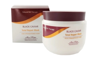 Mon Platin maska s čiernym kaviárom na vyrovnávané vlasy 100ml