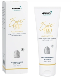 Soft Feet Creme - vitalizujúci krém s medom a mliekom 125ml