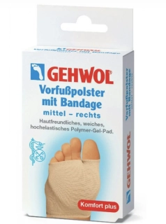 Podpera priečnej klenby s bandážou, stredná, pravá