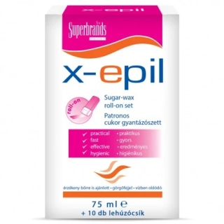 Alveola X-Epil Roll-on 75 ml + 10 ks papierikov