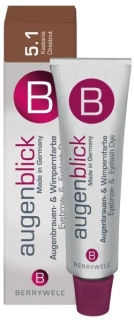 BERRYWELL farba na obočie gaštanová 15ml