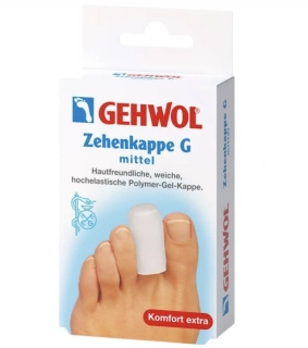 Ochrana špičiek prstov G, stredná