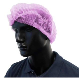 Jednorazová čiapka CLIP rúžová 100ks