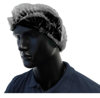 Jednorazová čiapka CLIP čierna 100ks