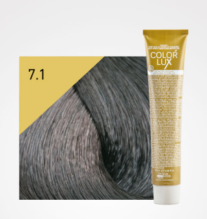 Farba na vlasy Color lux 100ml 7.1 stredná blond popolavá