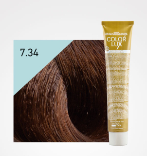 Farba na vlasy Color lux 100ml 7.34 stredná blond zlatá medená