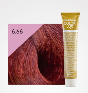 Farba na vlasy Color lux 100ml 6.66 tmavá blond intenzívna červená