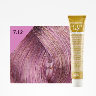 Farba na vlasy Color lux 100ml 7.12 sivá fialová blond