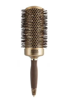 Okrúhla kefa na vlasy, zlato-hnedá 64mm