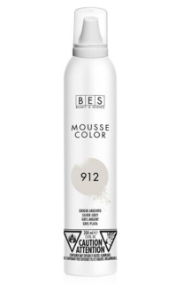 BES Farebné tužidlo na vlasy 200ml č. 912, 200ml strieborné šedé