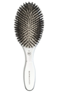 Plochá kefa s diviačími štetinami na vlasy