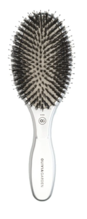 Plochá kefa s diviačími a nylonovými štetinami na vlasy