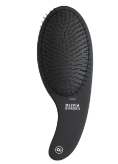 Čierna rozčesávacia kefa s nylonovými štetinami