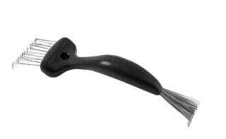 Plastový čistič kief s obojstranným hrotom - čierny