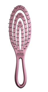 Plochá cestovná kefa so zaobleným telom ICED BERRY