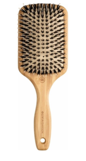 Plochá kefa s diviačími a nylonovými štetinami L