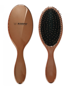 Rozčesávacia plochá kefa na vlasy RÚŽOVÉ ZLATO