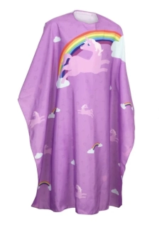 Detská kadernícka pláštenka na strihanie jednorožec