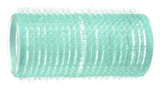 Samodržiace natáčky Velcro na suchý zips, priemer 28 mm - tyrkysová