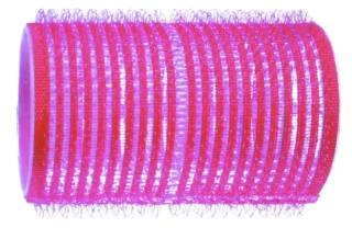 Samodržiace natáčky Velcro na suchý zips, priemer 36 mm - červená