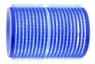 Samodržiace natáčky Velcro na suchý zips, priemer 40 mm - modrá