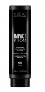6. ZERO IMPACT KROM maska na vlasy čierny odtieň