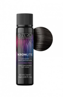 6.ZERO KROMLITE 4.15 Mahagónovo hnedá popolavá farba na vlasy 60ml bezamoniaková 