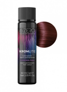 6.ZERO KROMLITE 5.6 svetlá červeno hnedá farba na vlasy 60ml bezamoniaková 