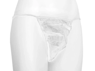 Jednorázové tangá biele 10ks