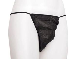 Jednorázové tangá čierne 10ks