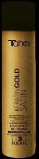 Tahe lak na vlasy SATIN Keratín Gold 400ml, sila 3